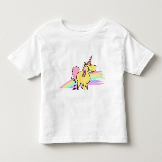 unicorn kids t-shirt トドラーTシャツ (正面)