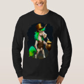 Unicorn Leprechaun  Unicorns St Patricks Day Tシャツ (正面)