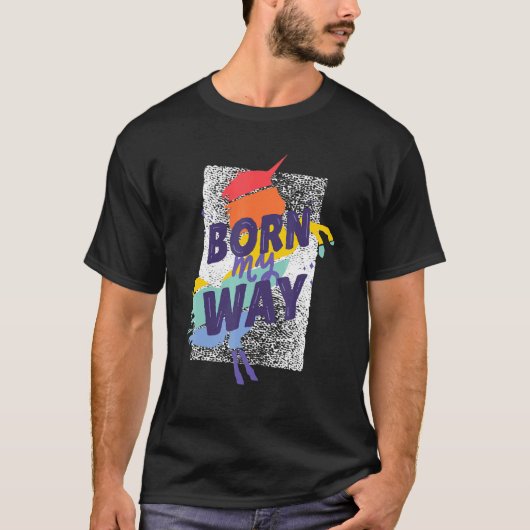 Unicorn LGBT Gay Lesbian Tシャツ (正面)