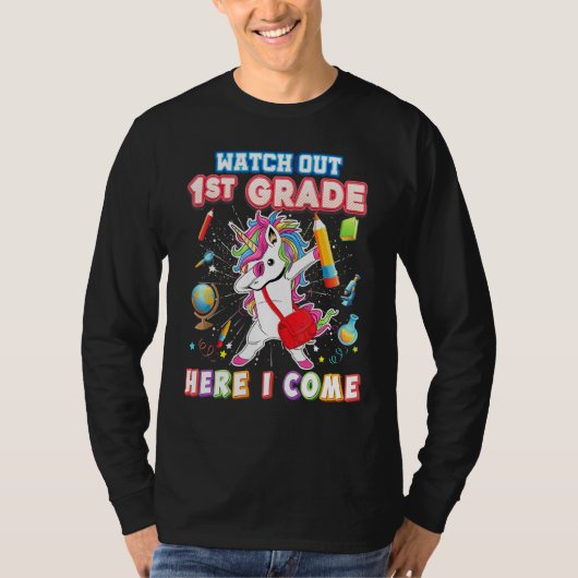 Unicorn Loをダビング来する1年生 Tシャツ (正面)