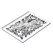 Unicorn Lore Notebook - Fantasy Unicorn Journal ノートブック (左側)