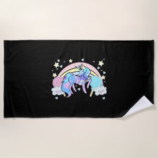 Unicorn LOVE                          ビーチタオル