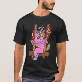 unicorn lover cute swinging tシャツ (正面)