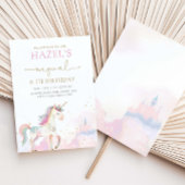 Unicorn Magical Birthday Party Any Age 招待状