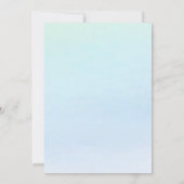 Unicorn Magical Birthday Party Invitation Card 招待状 (裏面)