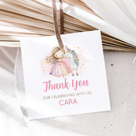 Unicorn Magical Day Birthday Party フェイバータグ