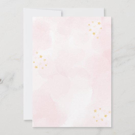 Unicorn Magical Day Birthday Party 招待状 (裏面)