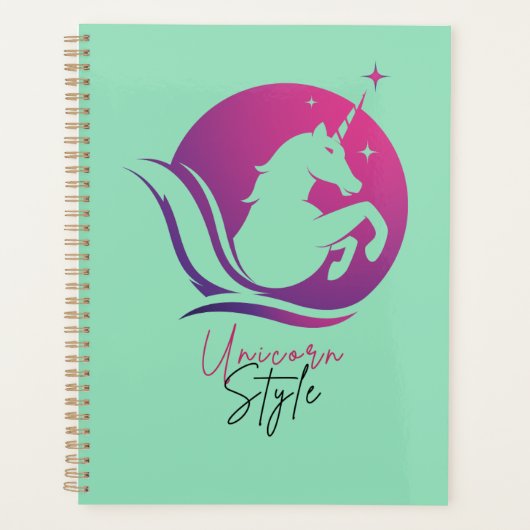 Unicorn magical planner  プランナー手帳 (正面)