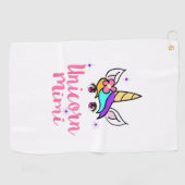 Unicorn Mimi Tシャツ ゴルフタオル (横)