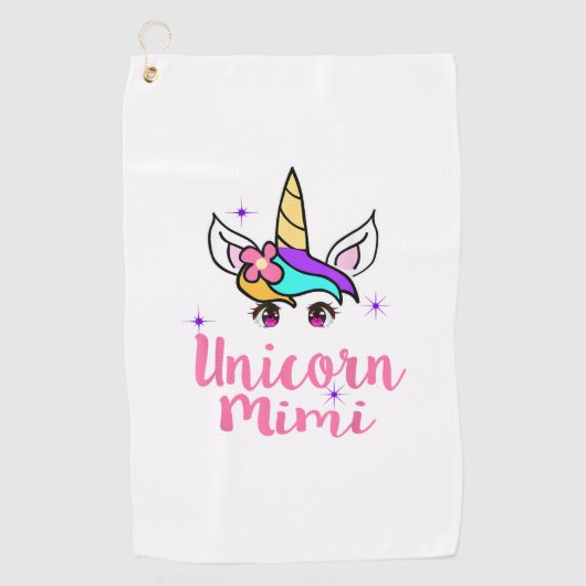 Unicorn Mimi Tシャツ ゴルフタオル (正面)