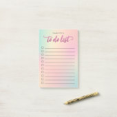 Unicorn Mixパターフェイクンのピンクグリッター一覧 ポストイット (デスク上)