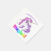 Unicorn Mom A Mothers Loveは魔法 スタンダードカクテルナプキン (角)
