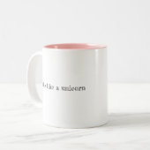 Unicorn Mug ツートーンマグカップ (正面左)