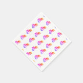 Unicorn Neon スタンダードカクテルナプキン (角)