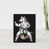 Unicorn Ninja Karate Martial Art Kickboxing Taekwo カード (正面)