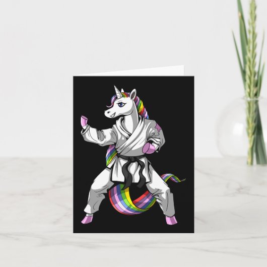 Unicorn Ninja Karate Martial Art Kickboxing Taekwo カード (正面)