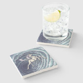 Unicorn of Air Elementファンタジー ストーンコースター (横)