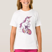 Unicorn on a Bicycle Tシャツ (正面)