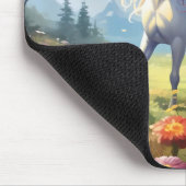 Unicorn on Meadow マウスパッド (コーナー)