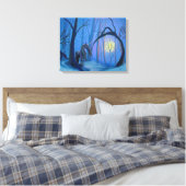 Unicorn on Premium Canvas キャンバスプリント (インサイチュ (寝室))