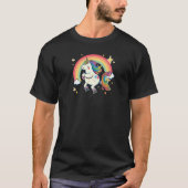 Unicorn On Skates Roller Derby Tシャツ (正面)
