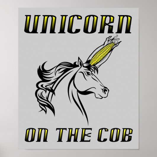 Unicorn on the Cob Poster ポスター (正面)