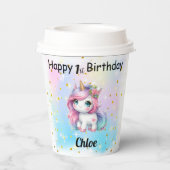Unicorn Paper Cups 紙コップ (裏面)
