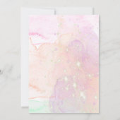 Unicorn Party, Unicorn 3rd Birthday 招待状 (裏面)