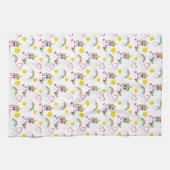 Unicorn pattern キッチンタオル (横)