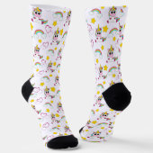 Unicorn pattern ソックス (傾斜あり)