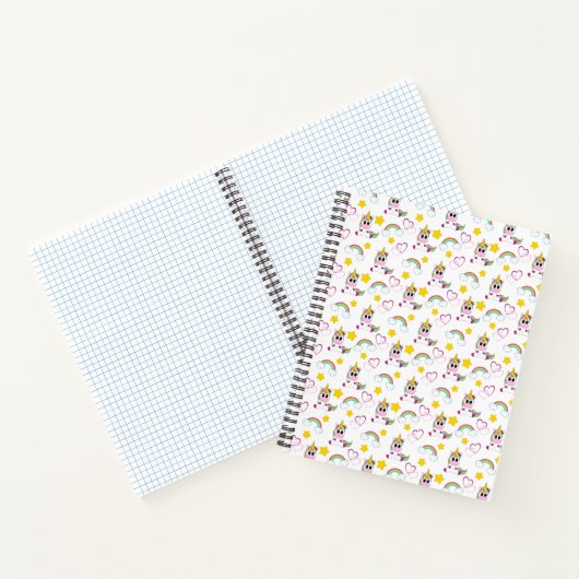 Unicorn pattern ノートブック (内部)