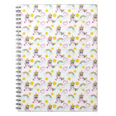 Unicorn pattern ノートブック (正面)