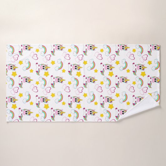 Unicorn pattern バスタオル (バスタオル)