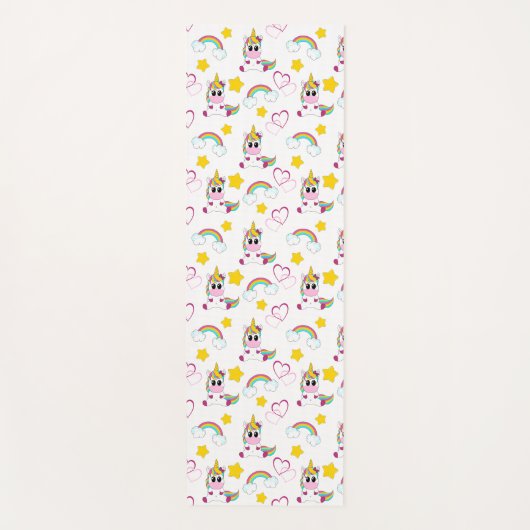 Unicorn pattern ヨガマット (正面)