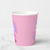 unicorn & personalize your name 紙コップ (左)