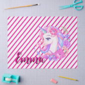unicorn & personalize your name 薄葉紙 (クラフト)