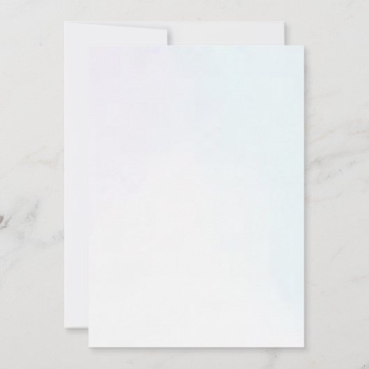 Unicorn Personalized Magical Birthday Invitation 招待状 (裏面)