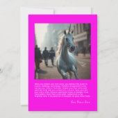 Unicorn Photo Encouragement Cards for creatives サンキューカード (裏面)