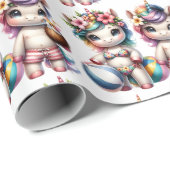 Unicorn Pool Party  ラッピングペーパー (ロールコーナー)