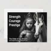 Unicorn Postcard ポストカード (正面/裏面)