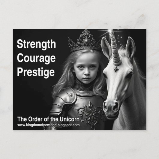 Unicorn Postcard ポストカード (正面)