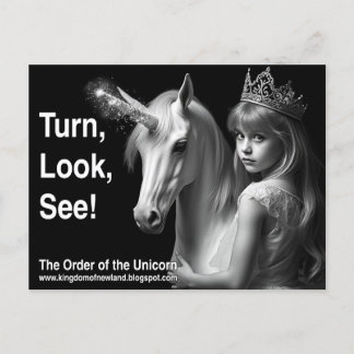 Unicorn Postcard ポストカード