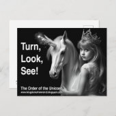 Unicorn Postcard ポストカード (正面/裏面)