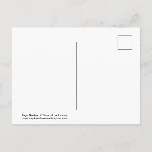 Unicorn Postcard ポストカード (裏面)