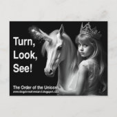 Unicorn Postcard ポストカード (正面)