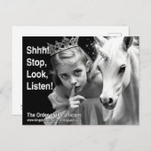 Unicorn Postcard ポストカード (正面/裏面)