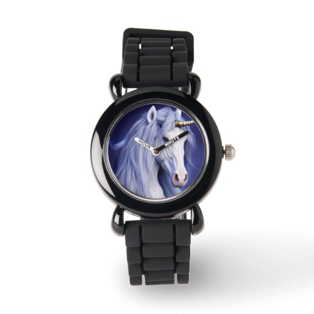 Unicorn Power Watch Gift for Girl 腕時計 (正面)