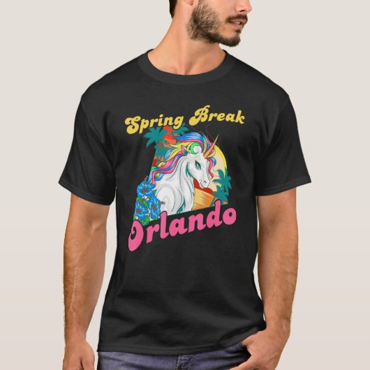Unicorn Princess Child Spring Break Orlando School Tシャツ (正面)
