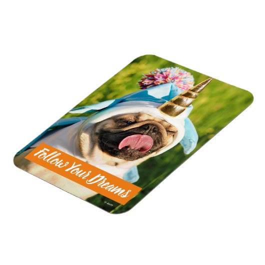 Unicorn Pug マグネット (左側)