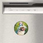 Unicorn Pug マグネット (インサイチュ (食洗機))